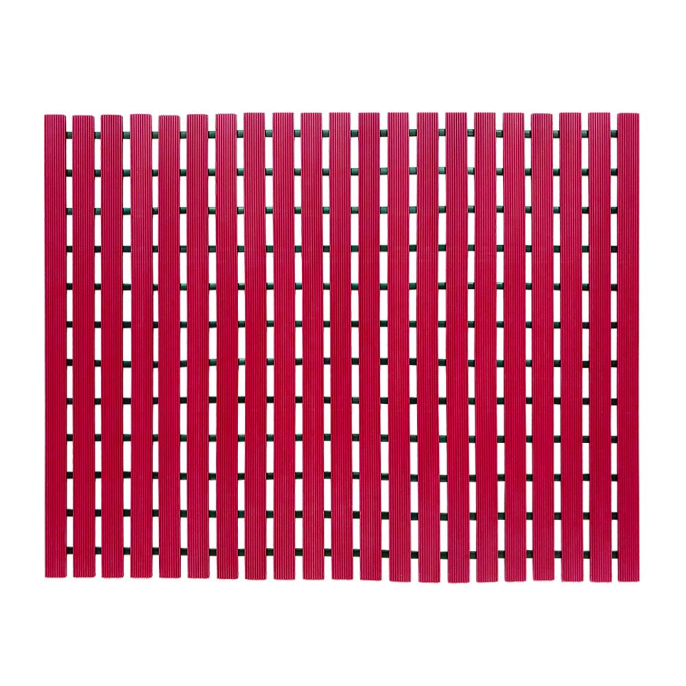 แผ่นกันลื่น HOME LIVING STYLE CARLIN 75X61 ซม. สีแดง