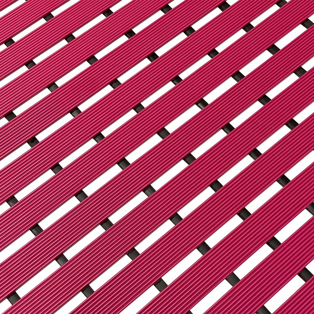 แผ่นกันลื่น HOME LIVING STYLE CARLIN 75X61 ซม. สีแดง