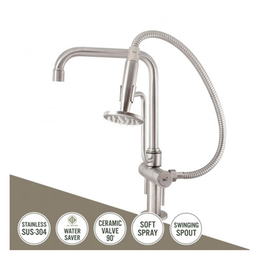 ก๊อกซิงค์ WS WS-0239 สีเงิน