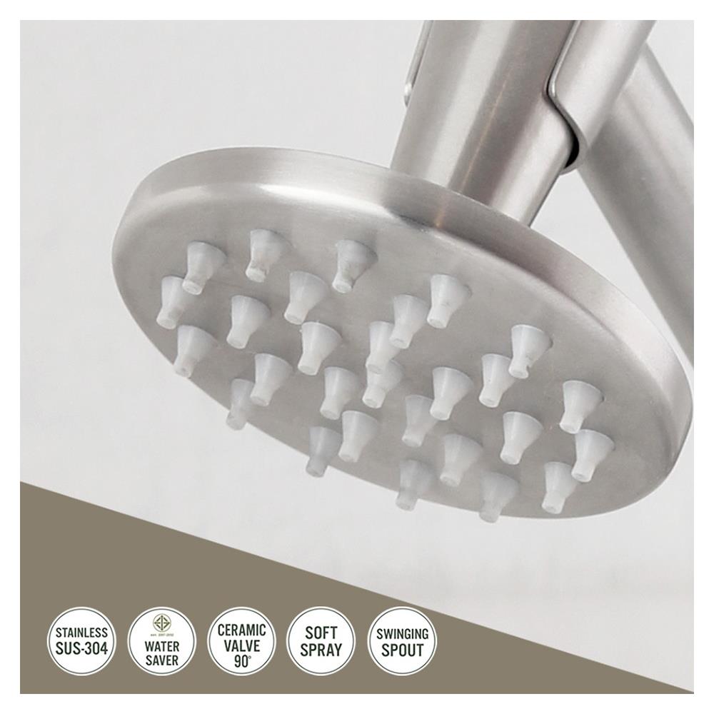 ก๊อกซิงค์ WS WS-0239 สีเงิน