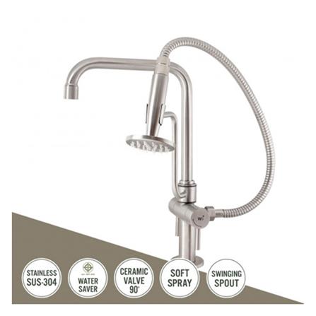 ก๊อกซิงค์ WS WS-0239 สีเงิน_1