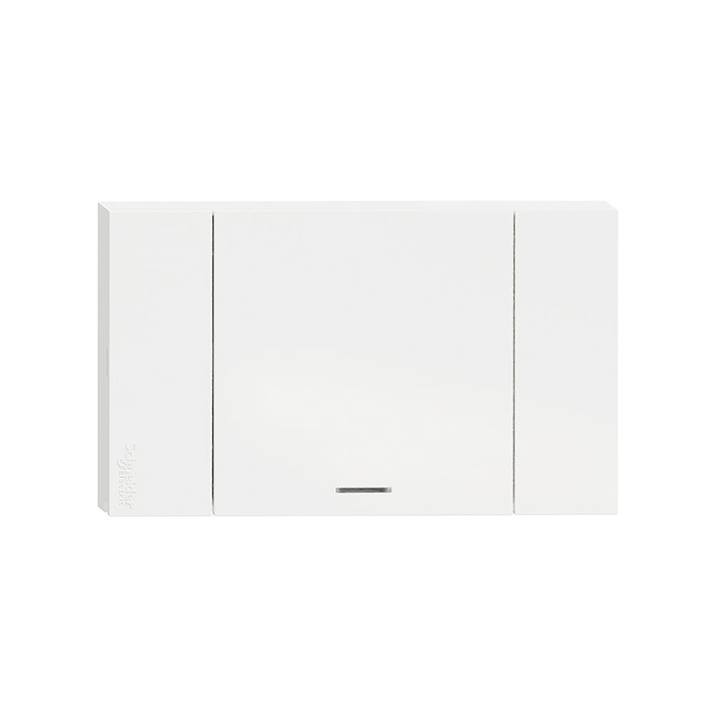 ชุดสวิตช์ทางเดียว 1 ช่อง SCHNEIDER A7031F_WH สีขาว