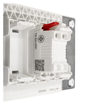 ชุดสวิตช์ทางเดียว 1 ช่อง SCHNEIDER A7031F_WH สีขาว_2