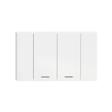 ชุดสวิตช์ 2 ทาง 2 ช่อง SCHNEIDER A7032_2_WH สีขาว