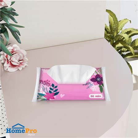 กระดาษเช็ดหน้าPORRIN POCKET PACK 50 แผ่น แพ็ค 6_7