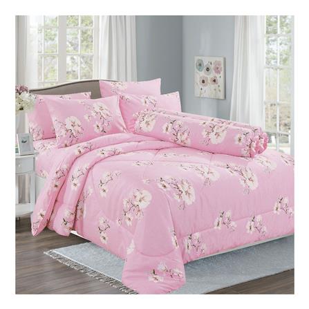 ชุดผ้าปูที่นอน 5 ฟุต 5 ชิ้น FROLINA MICROTEX DF014