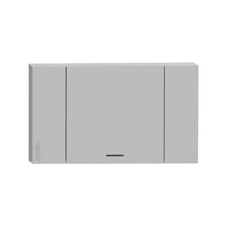 ชุดสวิตช์ทางเดียว 1 ช่อง SCHNEIDER A7031F_GY สีเทา