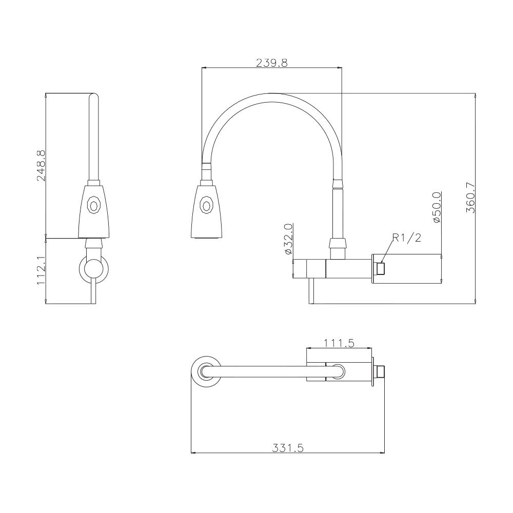 ก๊อกซิงค์ WS WS-0252