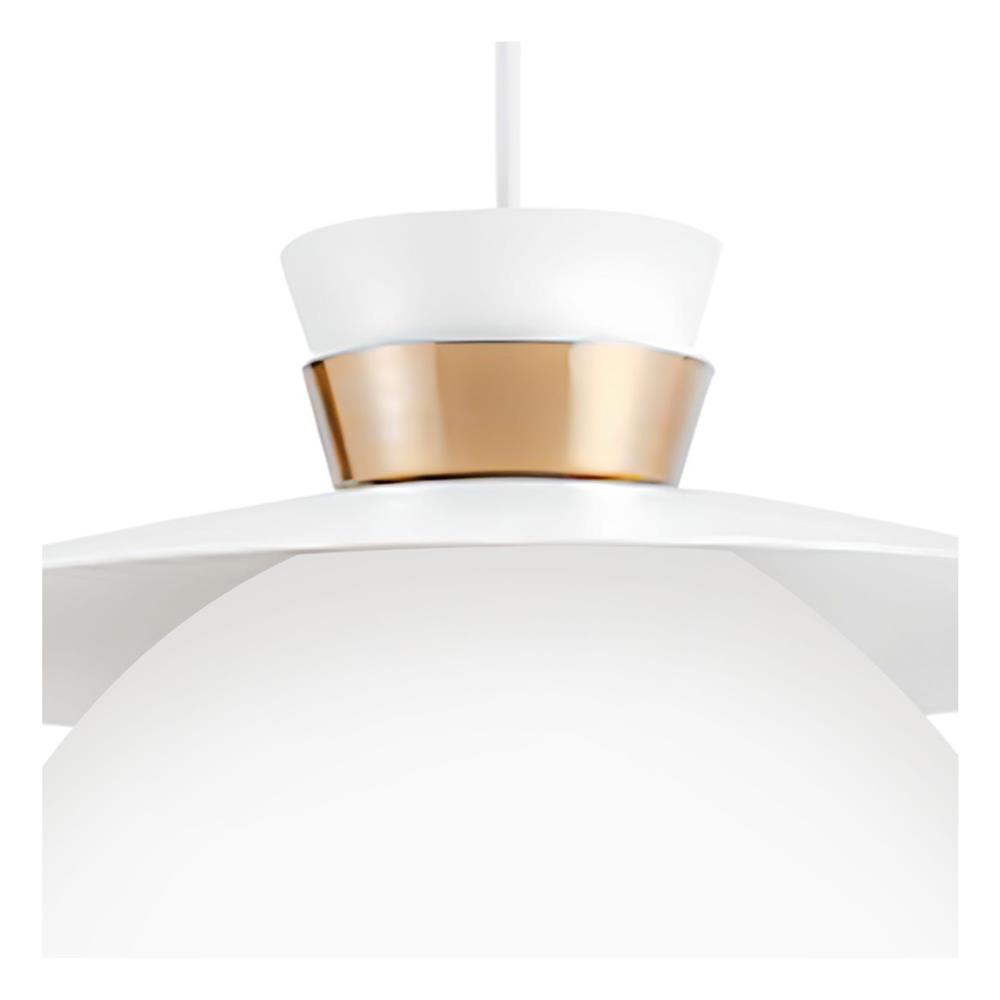 ไฟช่อ CARINI P200839-WH สีขาว/ทอง 1 หัว