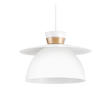 ไฟช่อ CARINI P200839-WH สีขาว/ทอง 1 หัว_1