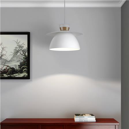 ไฟช่อ CARINI P200839-WH สีขาว/ทอง 1 หัว_3