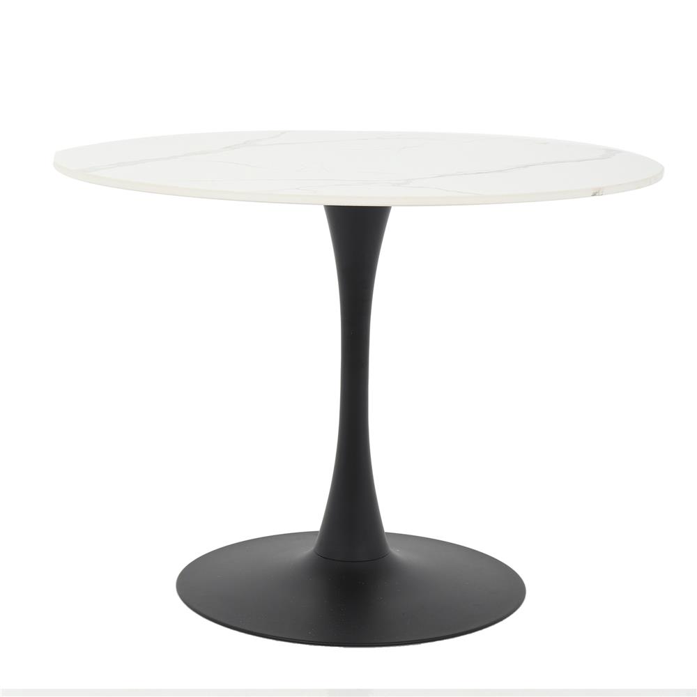 โต๊ะอาหารกลม FURDINI BRISTOL สีขาว