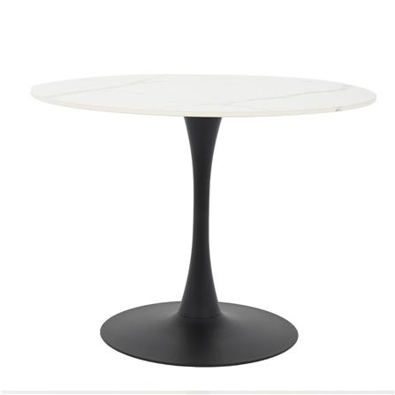 โต๊ะอาหารกลม FURDINI BRISTOL สีขาว_1
