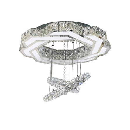 ไฟถาด LED EVL CFC-11058 50 วัตต์ DAYLIGHT/COOL WHITE/WARM WHITE สีใส/เงิน 3 หัว_0