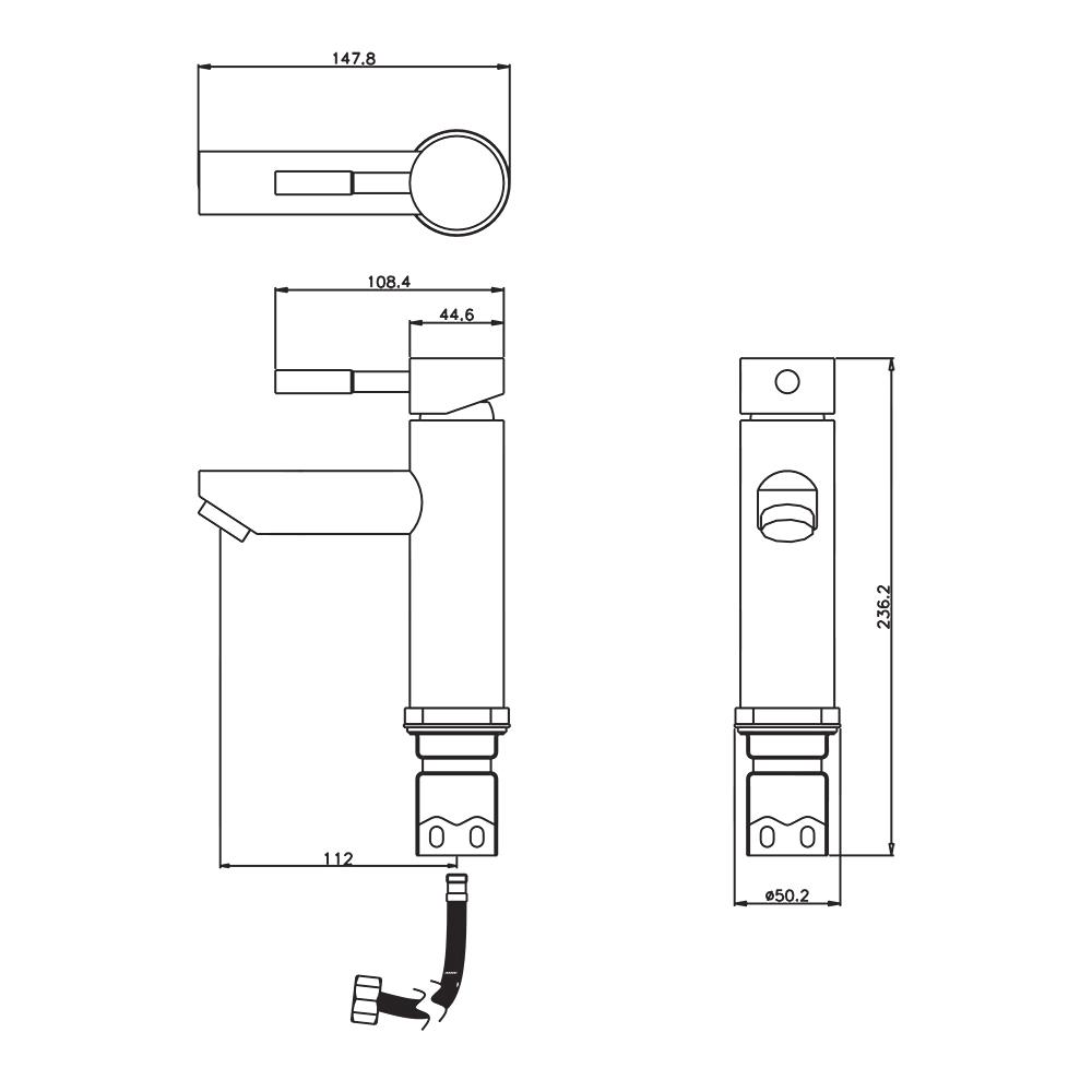ก๊อกอ่างล้างหน้า WS WS-0151M