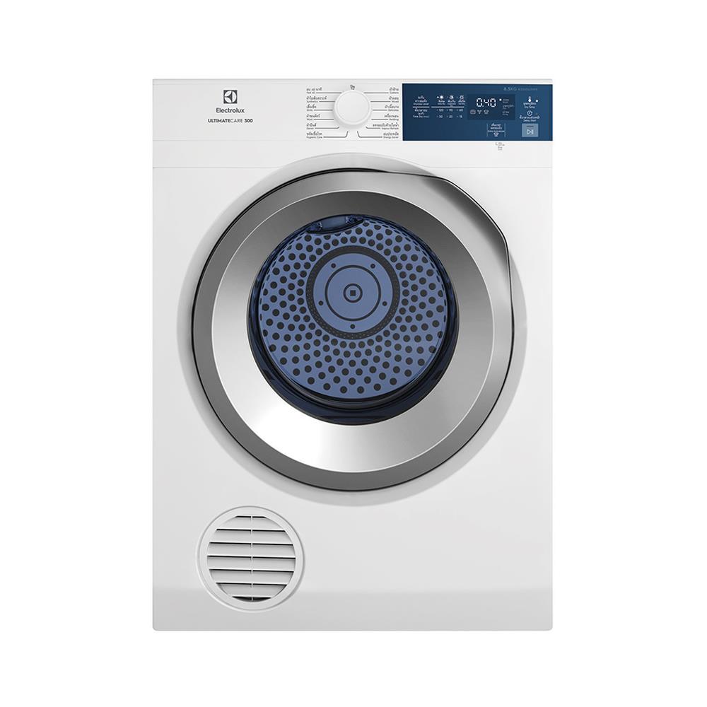 เครื่องอบผ้าฝาหน้า ELECTROLUX EDS854J3WB 8.5 กก.+ขาตั้ง