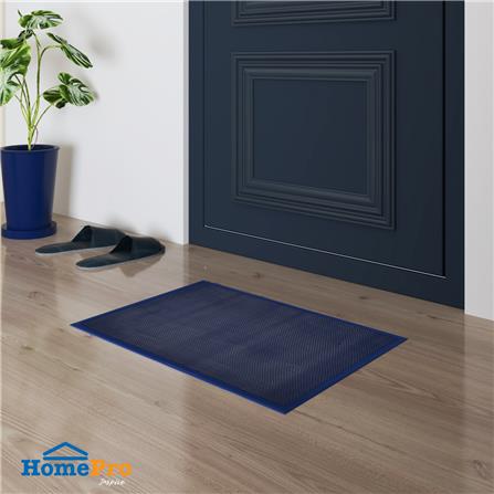 พรมเช็ดเท้าดักฝุ่น HOME LIVING STYLE Z 58X78 ซม. สีน้ำเงิน_4