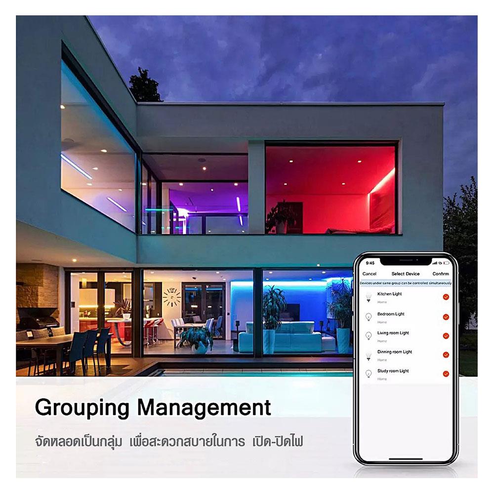 หลอด LED EVE SMART LED BULB WIFI EV03 10 วัตต์ RGB