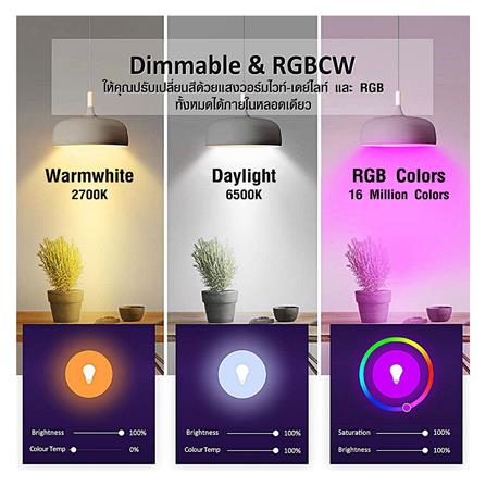 หลอด LED EVE SMART LED BULB WIFI EV03 10 วัตต์ RGB_6