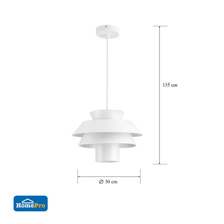 ไฟช่อ CARINI P200855-WH สีขาว 1 หัว_5