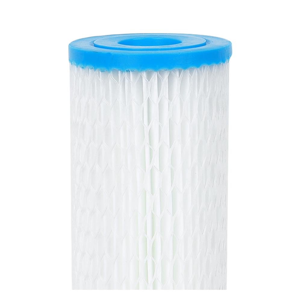 ไส้กรองแบบจีบมีตาข่าย  DEXZON 10X2.5 นิ้ว 10 ไมครอน