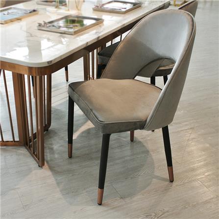 เก้าอี้ห้องอาหาร KAWIN OPEN BACK สีเทาอ่อน_4