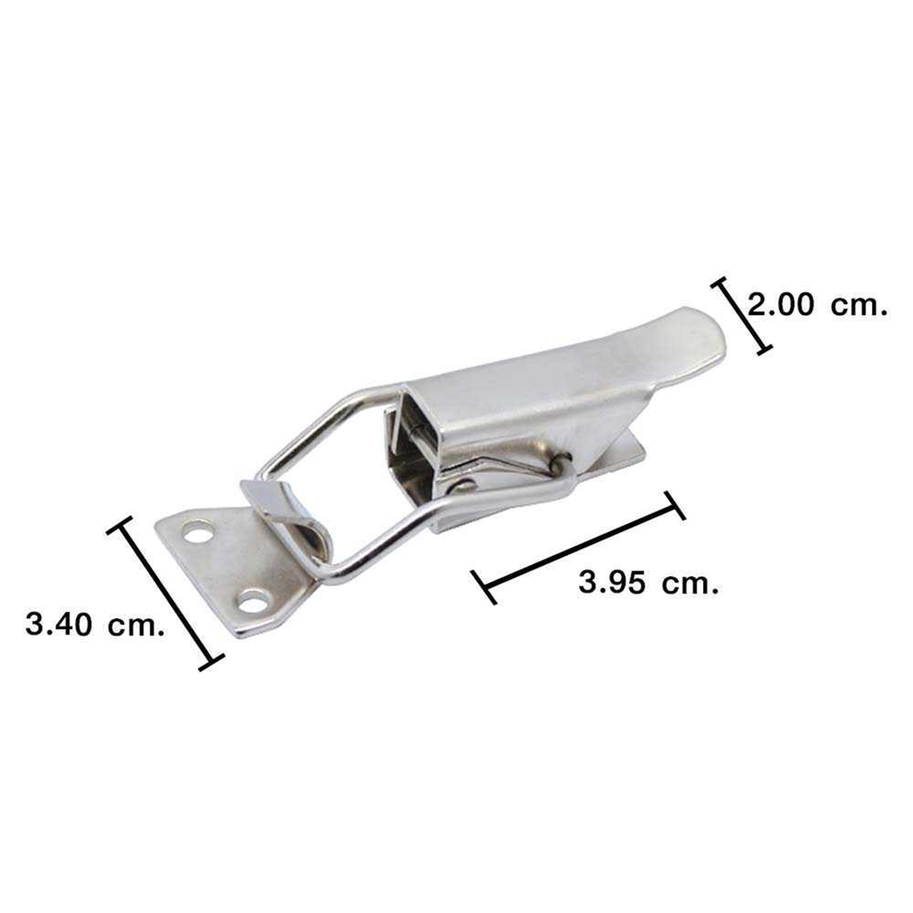 ตัวล็อกแบบห่วง DEXZON L-002 สีนิกเกิล