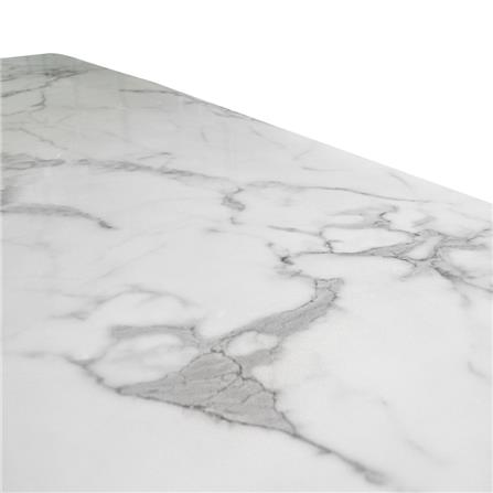 โต๊ะอาหาร KAWIN DOUBLE Y สีขาว/ทอง_3