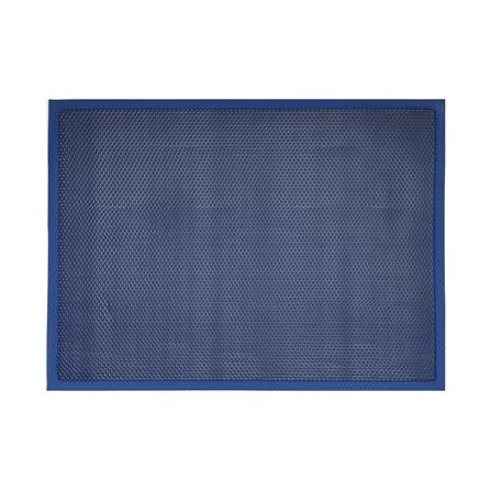 พรมเช็ดเท้าดักฝุ่น HOME LIVING STYLE Z 48X68 ซม. สีน้ำเงิน
