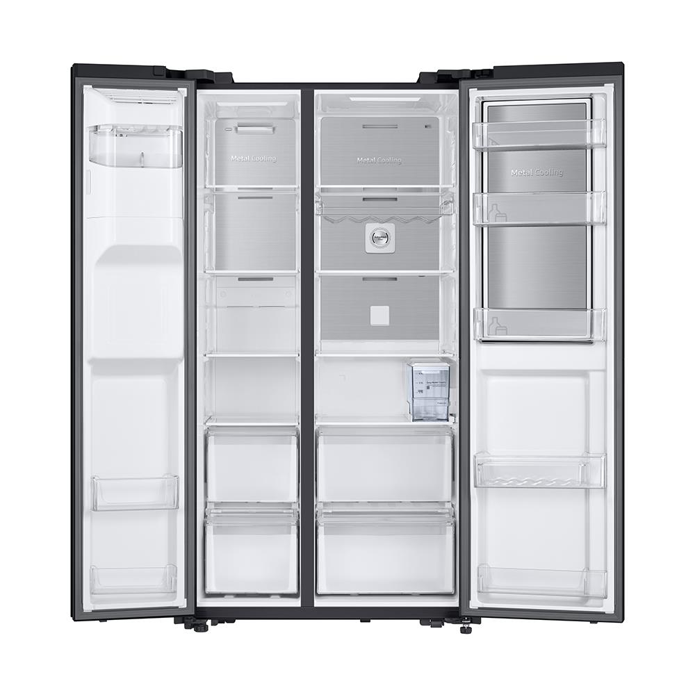 ตู้เย็น SIDE BY SIDE SAMSUNG RH64A53F12C/ST 22.1 คิว กระจกดำ