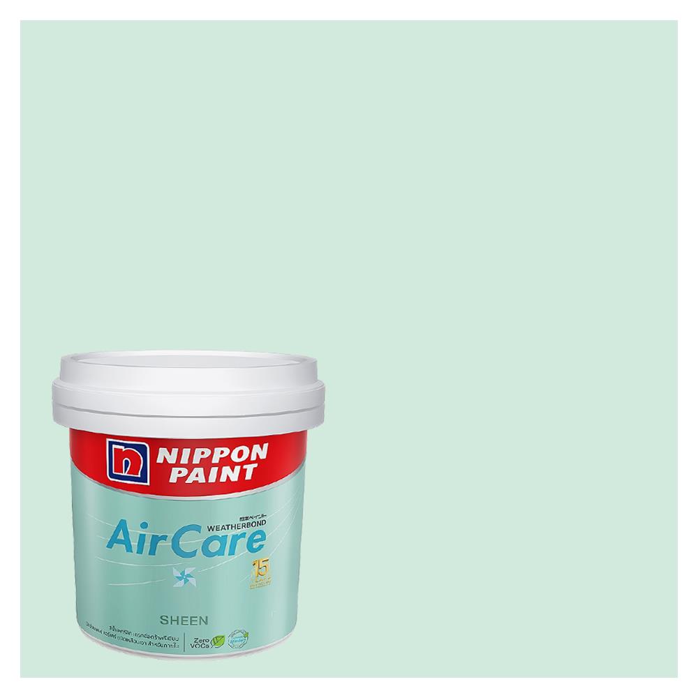 สีน้ำทาภายใน NIPPON PAINT AIR CARE สี CLEAR DAY #NPOW1072P เนียน 2.5 แกลลอน