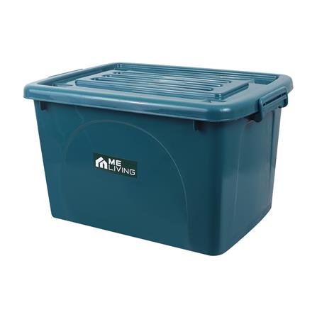 กล่องเก็บของ ME LIVING 025 55 ลิตร 59x42x35.5 ซม. สีเขียวเข้ม