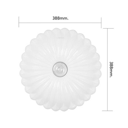 ไฟเพดาน LED LAMPTAN SUNFLOWER 15 นิ้ว 36 วัตต์ DAYLIGHT/COOL WHITE/WARM WHITE สีขาว_6