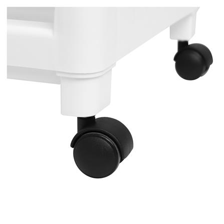 ชั้นวางของ 5 ชั้น มีล้อ STACKO IVA 49.5X36X98.5 ซม. สีขาว_3