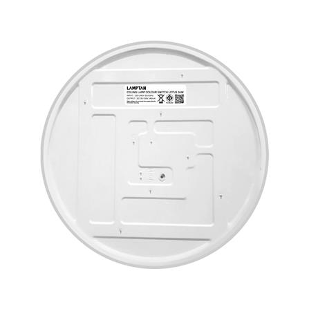 ไฟเพดาน LED LAMPTAN LOTUS 15.5 นิ้ว 36 วัตต์ DAYLIGHT/COOL WHITE/WARM WHITE สีขาว_2