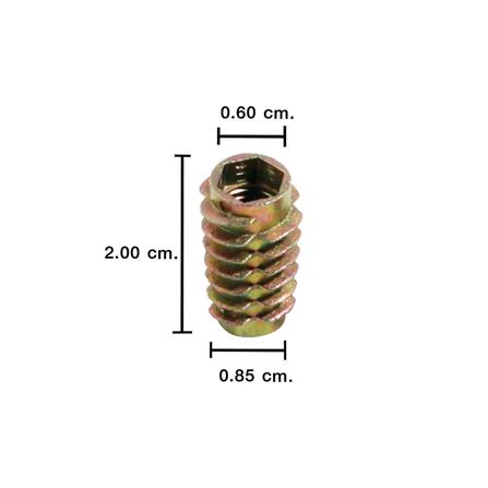 ตัวหนอนฝังไม้ DEXZON DN-820 แพ็ก 10 ชิ้น_3