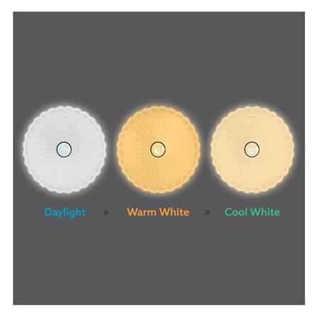 ไฟเพดาน LED LAMPTAN SUNFLOWER 19 นิ้ว 50 วัตต์ DAYLIGHT/COOL WHITE/WARM WHITE สีขาว_5