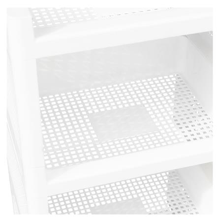 ชั้นวางของ 5 ชั้น มีล้อ STACKO IVA 29.5X36X98.5 ซม. สีขาว_3