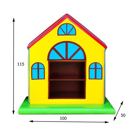 ชั้นวางของเด็กแบบตั้งพื้น PLAYSANOOK SWEET HOME สีเหลือง_3