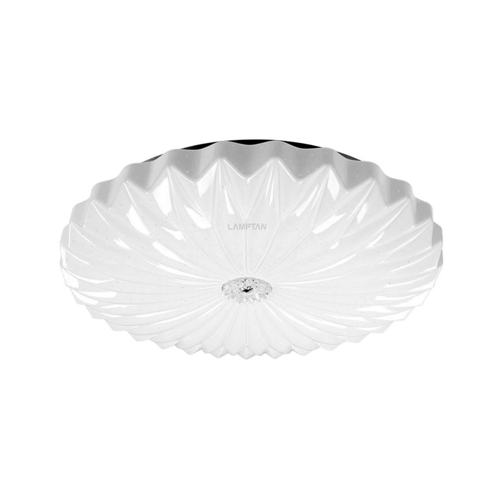 ไฟเพดาน LED LAMPTAN LOTUS 19.5 นิ้ว 50 วัตต์ DAYLIGHT/COOL WHITE/WARM WHITE สีขาว