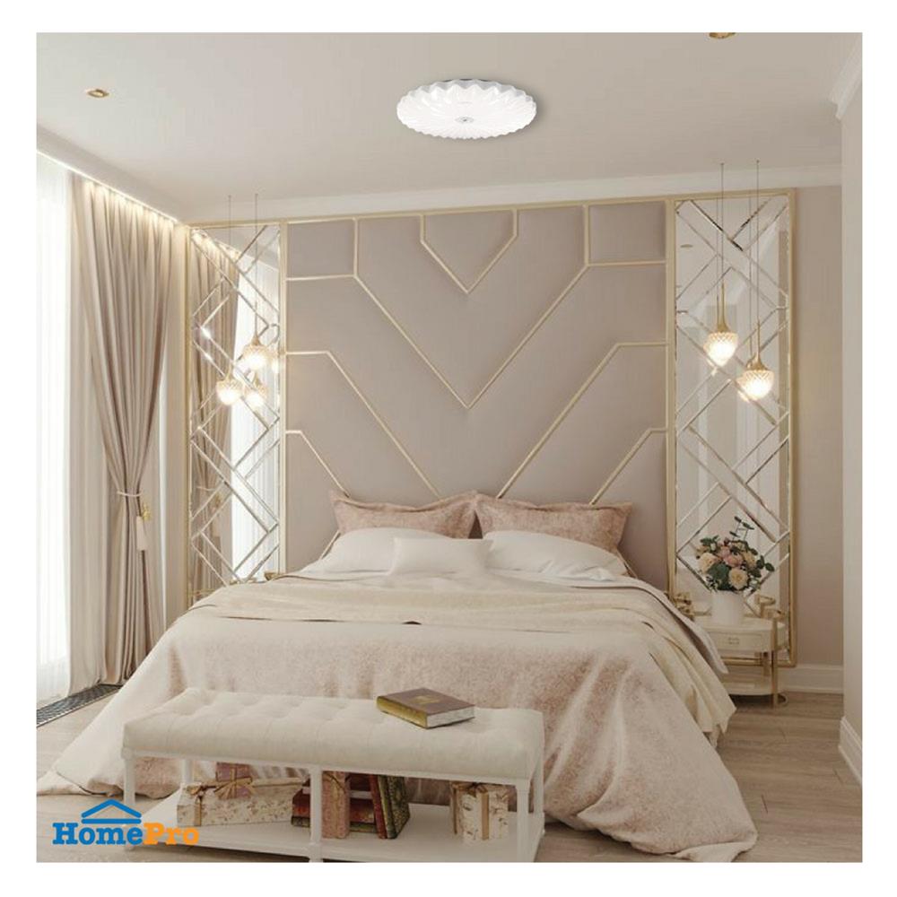 ไฟเพดาน LED LAMPTAN LOTUS 19.5 นิ้ว 50 วัตต์ DAYLIGHT/COOL WHITE/WARM WHITE สีขาว