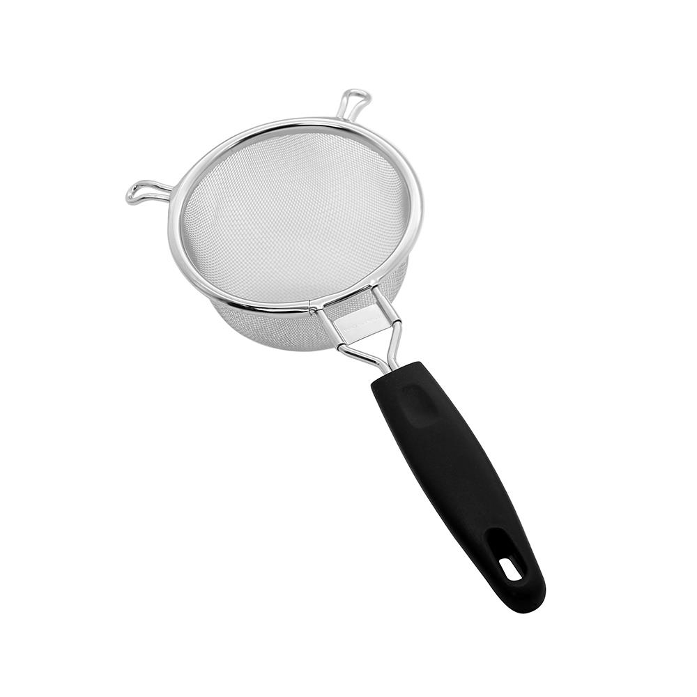 กระชอนสเตนเลส MILLENNIUM 10 ซม. ด้ามดำ