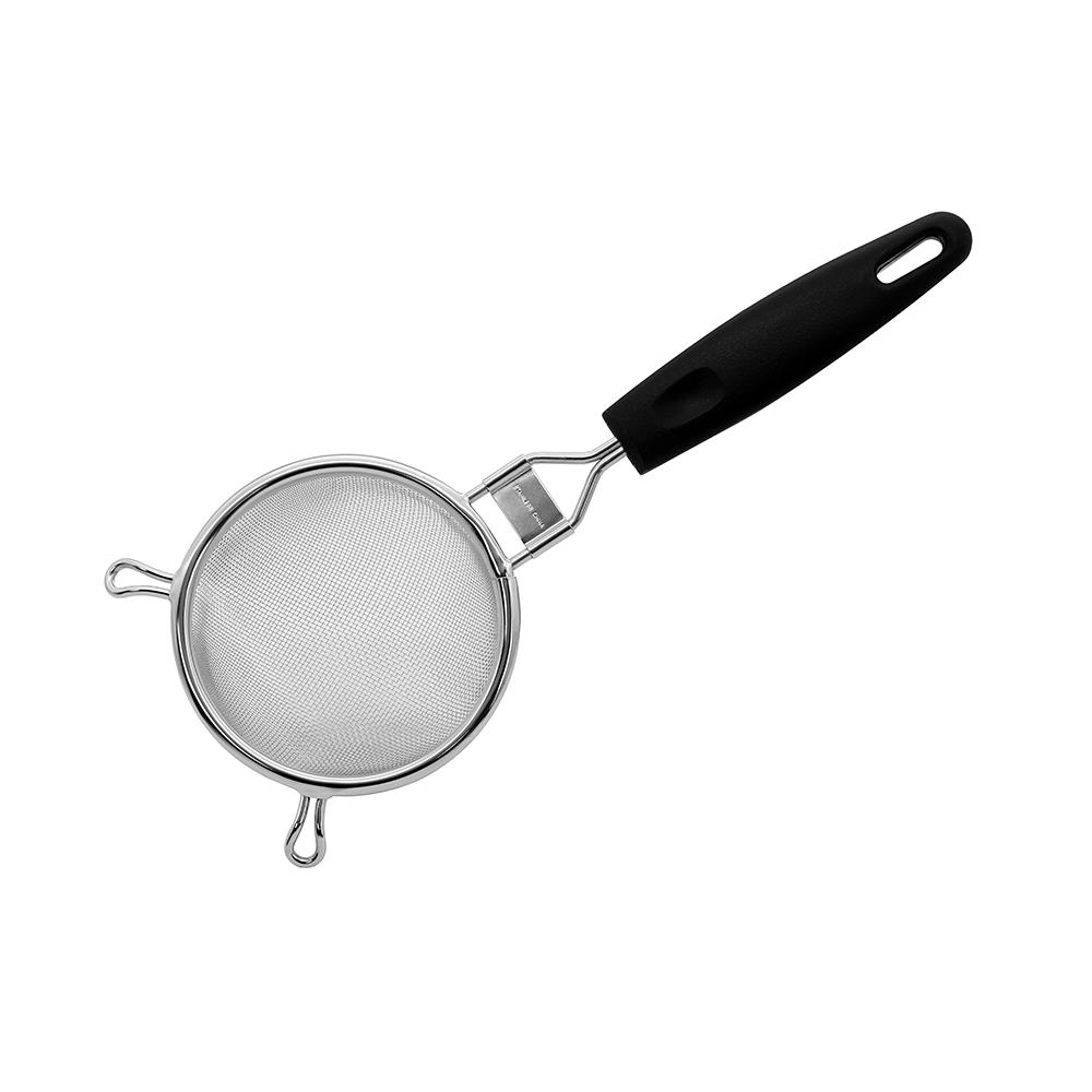 กระชอนสเตนเลส MILLENNIUM 10 ซม. ด้ามดำ