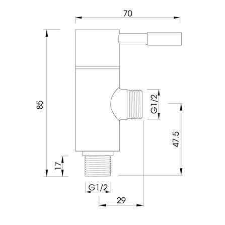 สต๊อปวาล์ว WSP FVS-8102BK_3