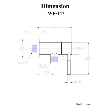 วาล์วฝักบัว HANG WF-147_1