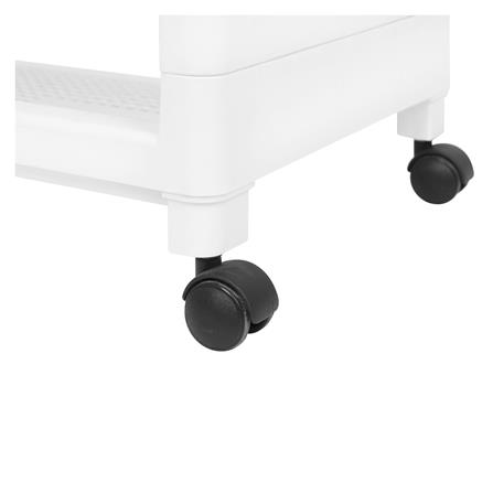 ชั้นวางของ 4 ชั้น มีล้อ STACKO IVA 29.5X36X77 ซม. สีขาว_4