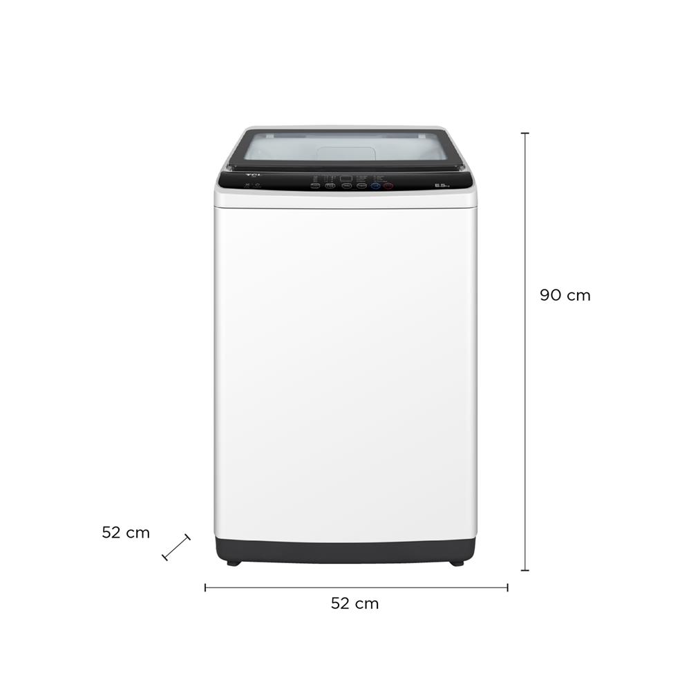 เครื่องซักผ้าฝาบน TCL F710TLW 10 กก. สีขาว