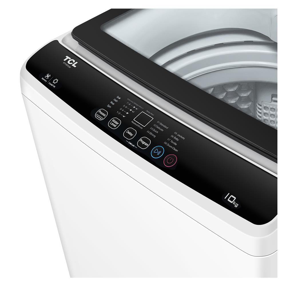 เครื่องซักผ้าฝาบน TCL F710TLW 10 กก. สีขาว