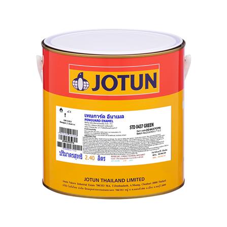 สีอุตสาหกรรม JOTUN PENGUARD ENAMEL A สีเขียว #0437 2.4 ลิตร_0