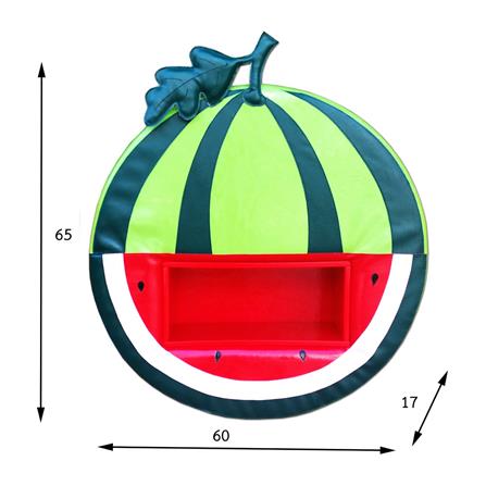 ชั้นวางของเด็กแบบแขวน PLAYSANOOK แตงโม สีแดง/เขียว_4